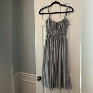 Ciao Lucia Gabriela dress in blue stripe, xs